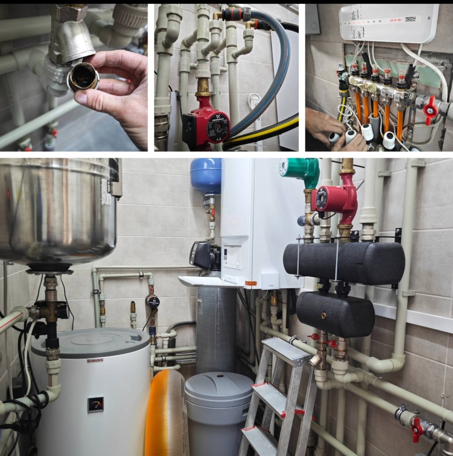 Промивання системи опалення 3-х поверхового будинку