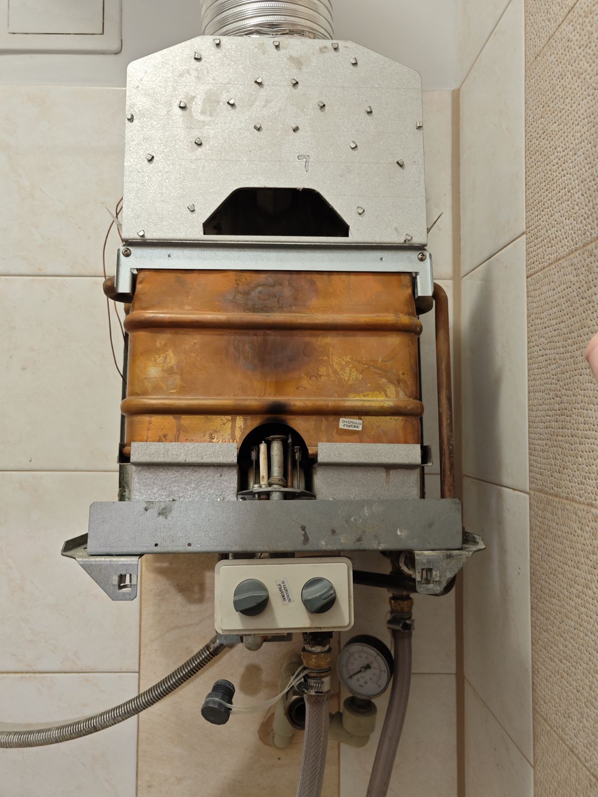 Промивання газової колонки