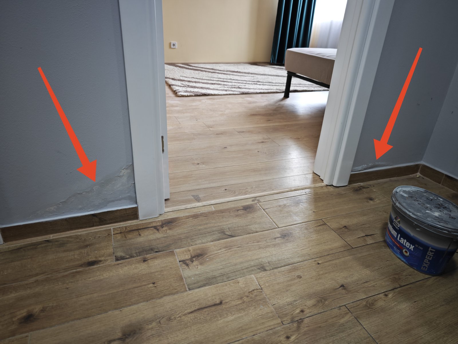 Витік води в системі опалення.